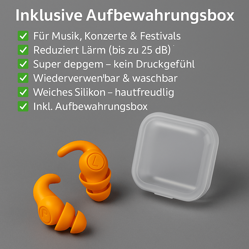 Musik - Stöpsel – Komfort & Geräuschschutz - Earplugs Prime