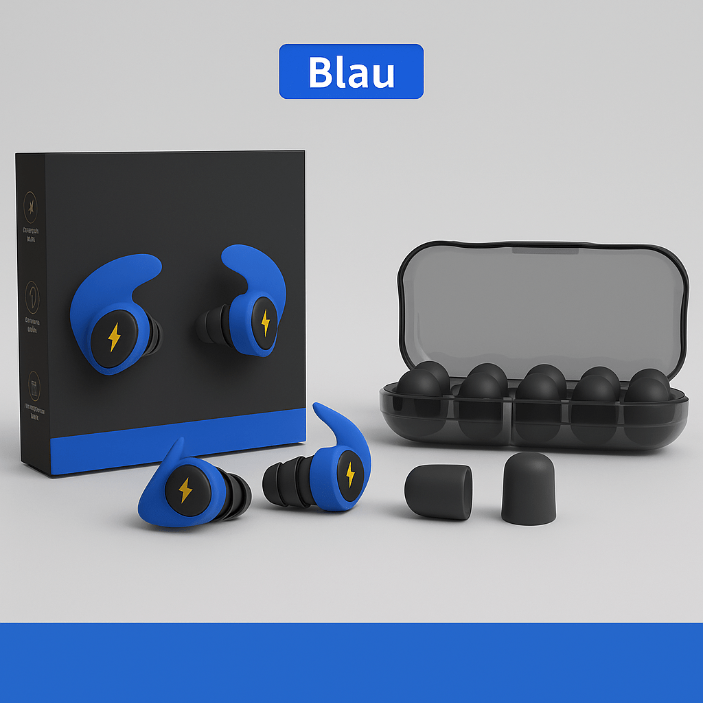 Reisefreundliche Silikon - Ohrstöpsel – Geräuschreduzierung & Komfort für unterwegs - Earplugs Prime