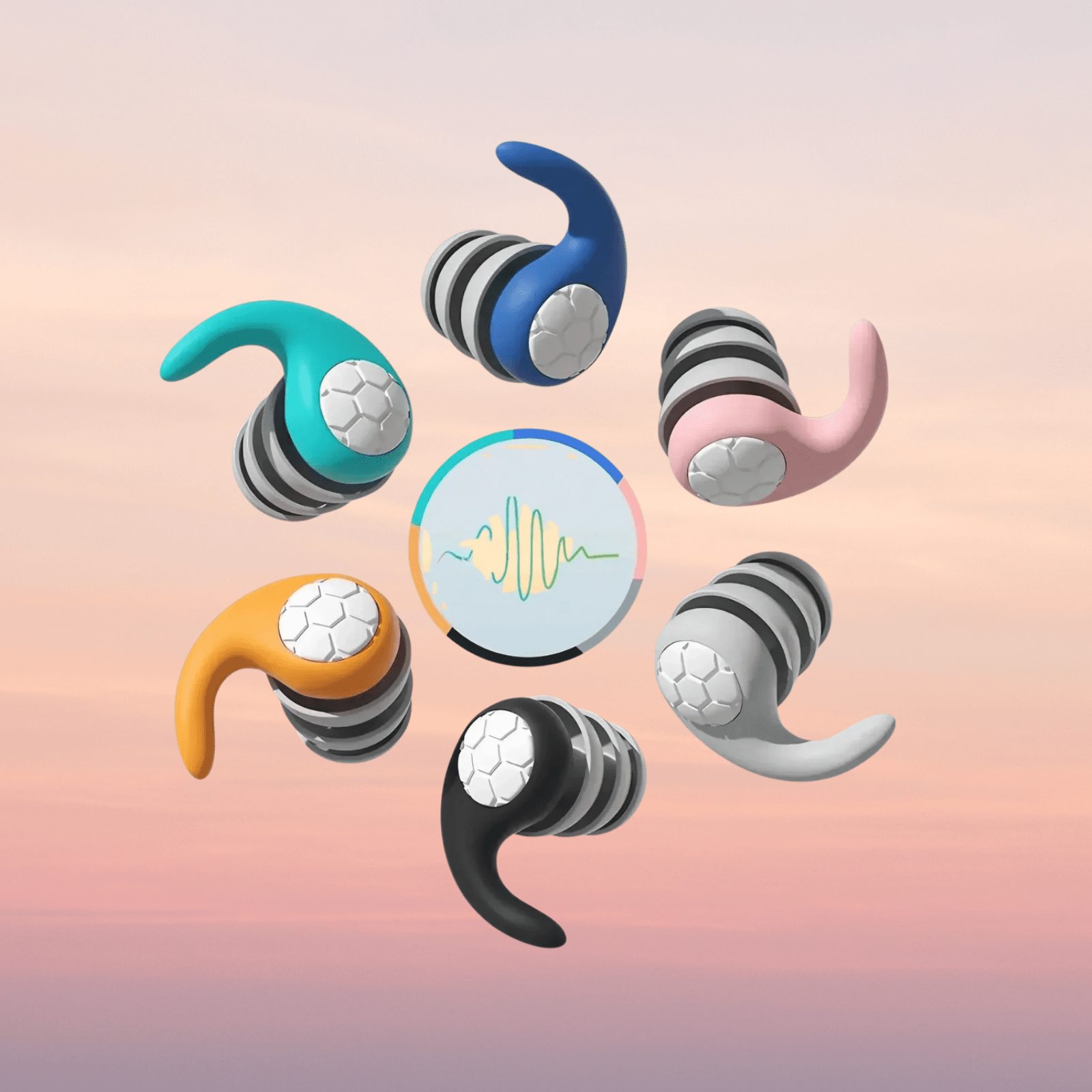 3 - Lagen Ohrstöpsel – Ruhige Nächte - Earplugs Prime