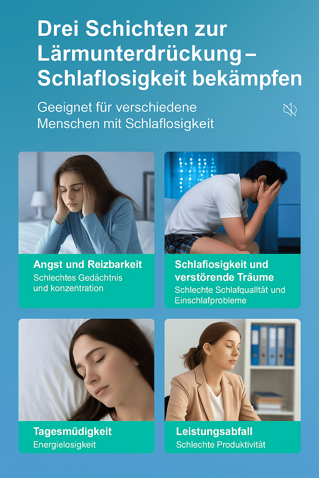 3 - Lagen Ohrstöpsel – Ruhige Nächte - Earplugs Prime