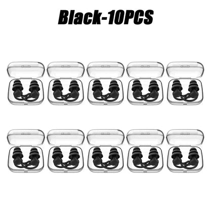 3 Schichten schlafende Ohr stöpsel Schall reduzierung stopfen Ohr Gehörschutz Silikon Anti - Noise - Stecker für Reisende Schlaf Ohr stöpsel - Earplugs Prime