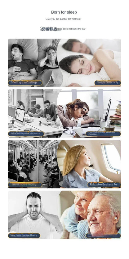 3 Schichten schlafende Ohr stöpsel Schall reduzierung stopfen Ohr Gehörschutz Silikon Anti - Noise - Stecker für Reisende Schlaf Ohr stöpsel - Earplugs Prime