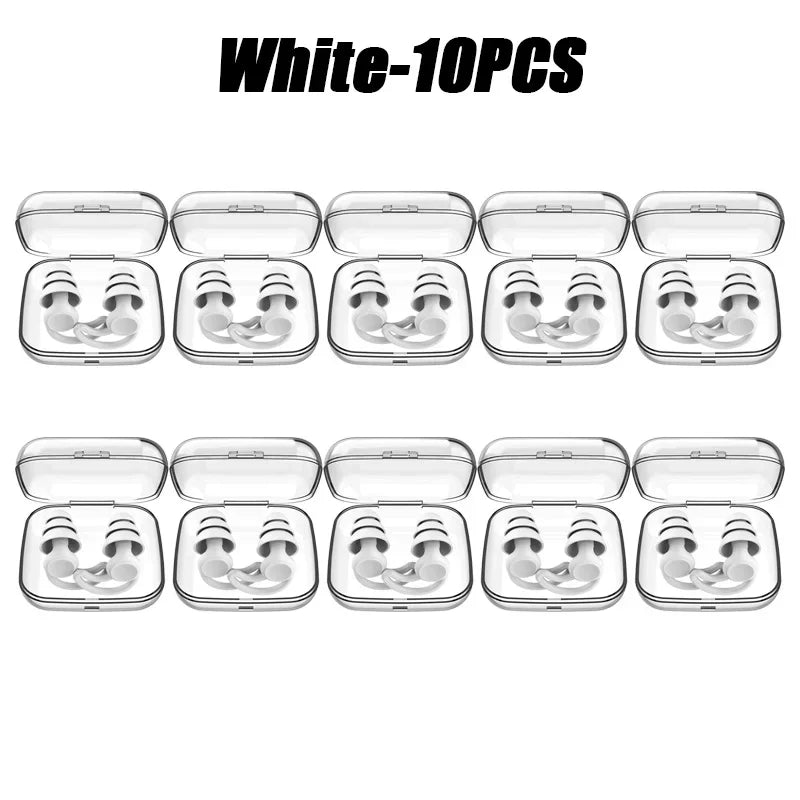 3 Schichten schlafende Ohr stöpsel Schall reduzierung stopfen Ohr Gehörschutz Silikon Anti - Noise - Stecker für Reisende Schlaf Ohr stöpsel - Earplugs Prime