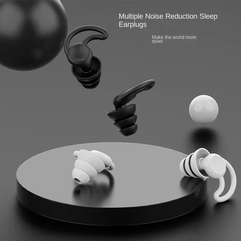 3 Schichten schlafende Ohr stöpsel Schall reduzierung stopfen Ohr Gehörschutz Silikon Anti - Noise - Stecker für Reisende Schlaf Ohr stöpsel - Earplugs Prime