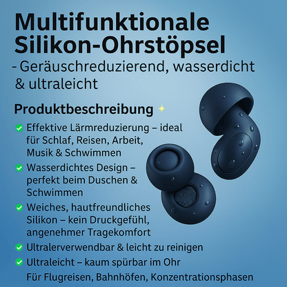 🌟 Allzweckn Ohrstöpsel – Wiederverwendbar & Vielseitig - Earplugs Prime