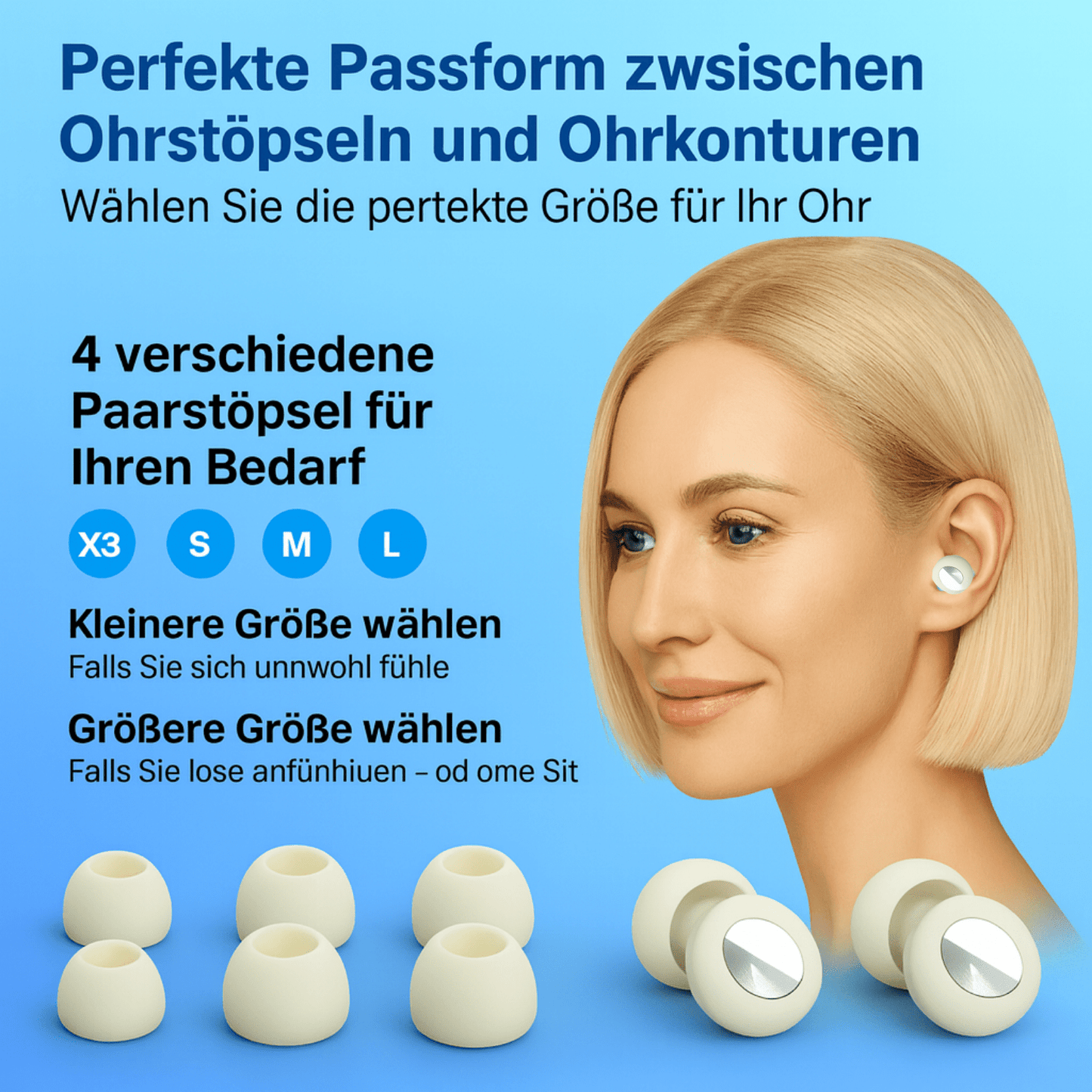 🌟 Allzweckn Ohrstöpsel – Wiederverwendbar & Vielseitig - Earplugs Prime