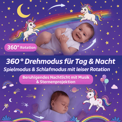 🌙 DREMO™ – Magischer Sternenprojektor mit Musik & 360° Rotation für Kinderträume - Earplugs Prime