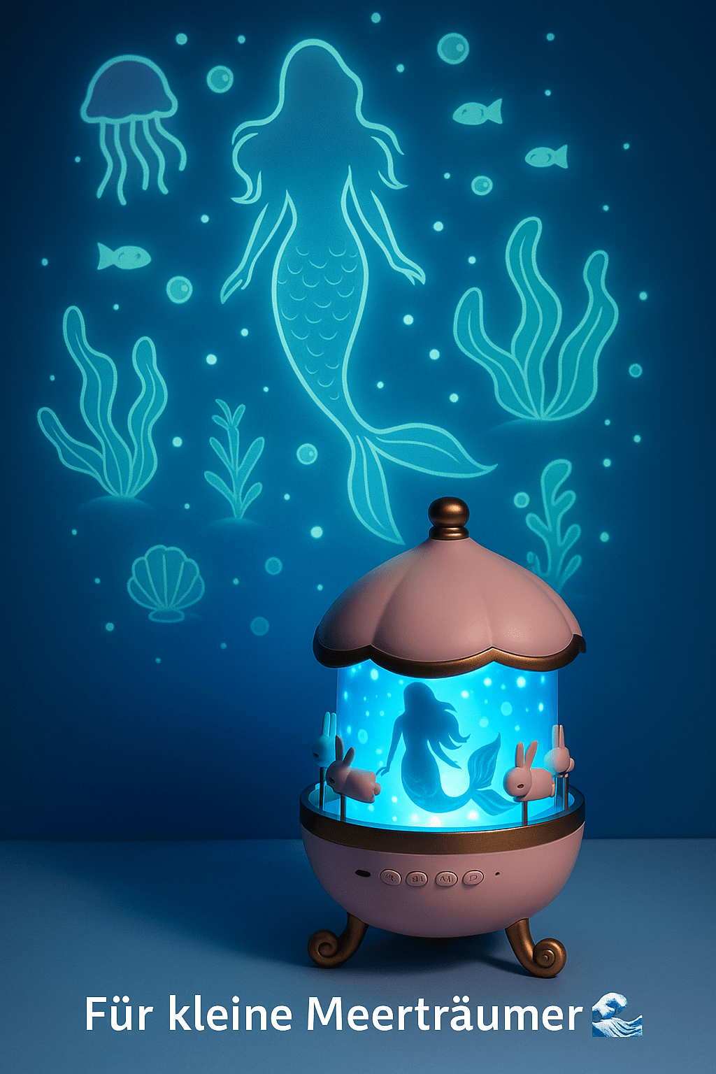 🌙 DREMO™ – Magischer Sternenprojektor mit Musik & 360° Rotation für Kinderträume - Earplugs Prime