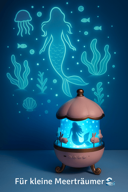 🌙 DREMO™ – Magischer Sternenprojektor mit Musik & 360° Rotation für Kinderträume - Earplugs Prime