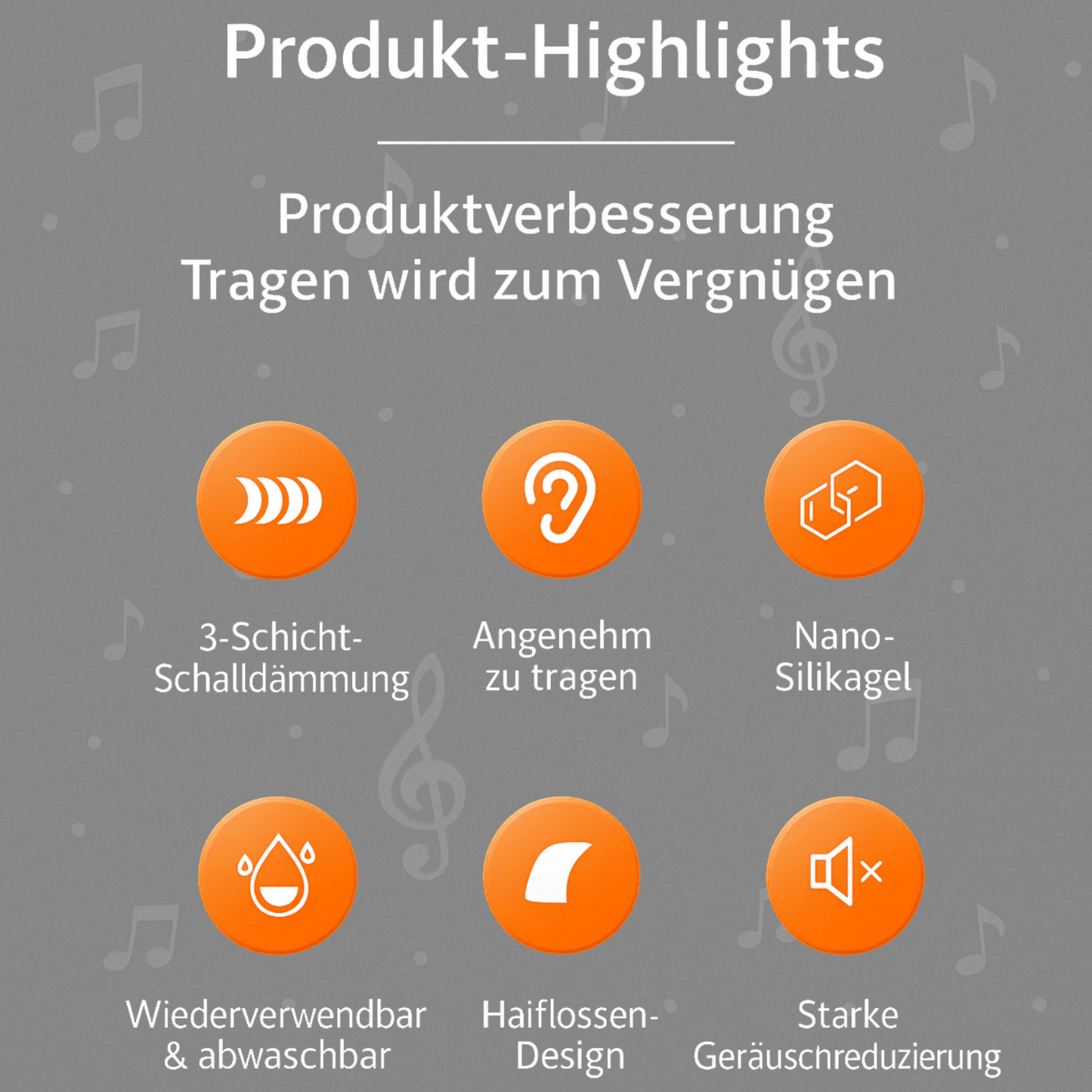 Musik - Stöpsel – Komfort & Geräuschschutz - Earplugs Prime