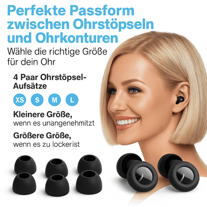 Ohrstöpsel für alle Zwecke – Geräuschreduzierung, wiederverwendbar, wasserdicht, bequem - Earplugs Prime