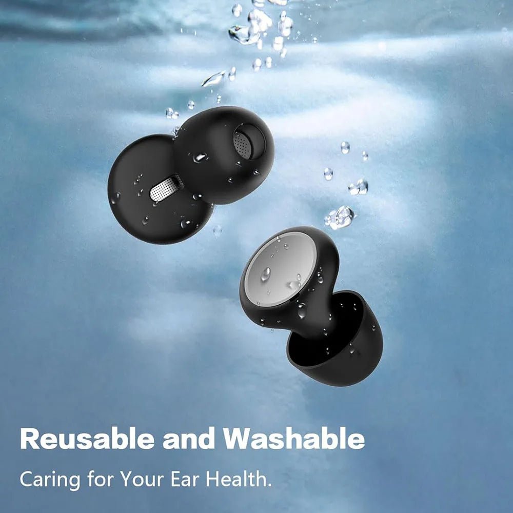 Ohrstöpsel zum Schlafen, 32 dB, geräuschunterdrückende Ohrstöpsel zum Schlafen, Konzerte, Arbeit, Flugzeug, Reisen, wiederverwendbare, wasserdichte Silikon - Ohrstöpsel - Earplugs Prime