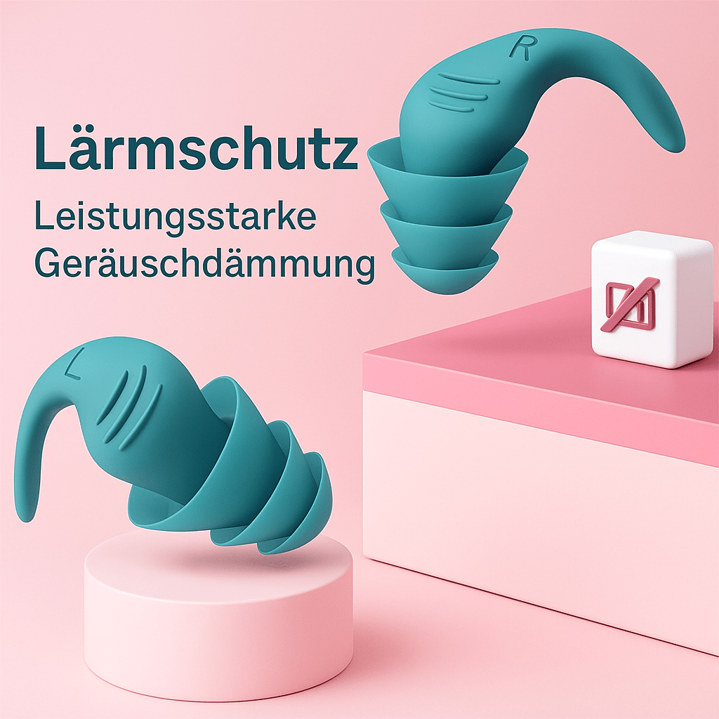 Reise - Ohrstöpsel aus Silikon – Geräuschreduzierend, wasserfest & ultraleicht - Earplugs Prime