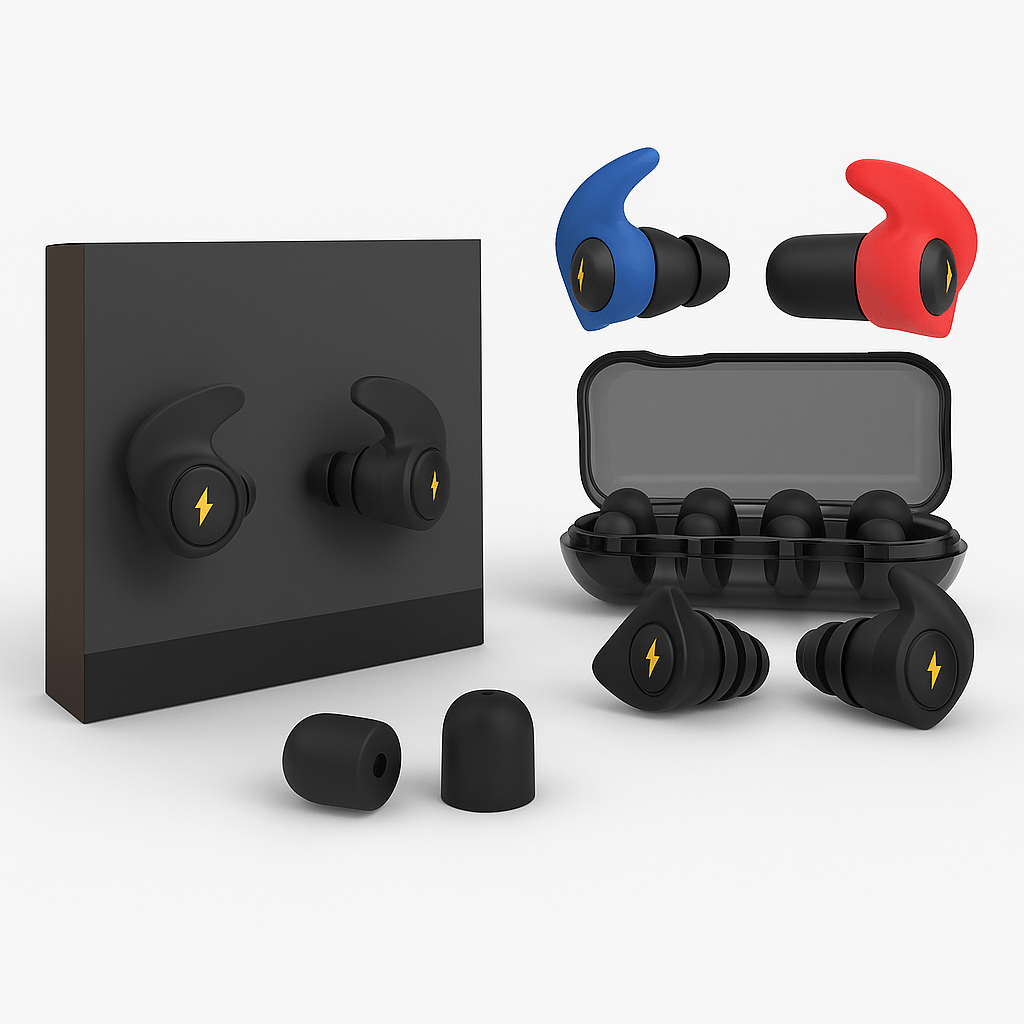 Reisefreundliche Silikon - Ohrstöpsel – Geräuschreduzierung & Komfort für unterwegs - Earplugs Prime