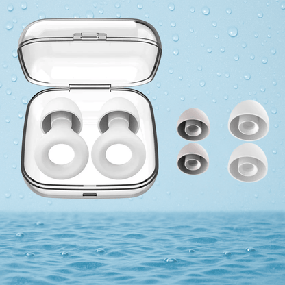 Silikon - Ohrstöpsel mit Etui – Wasserdich - Earplugs Prime