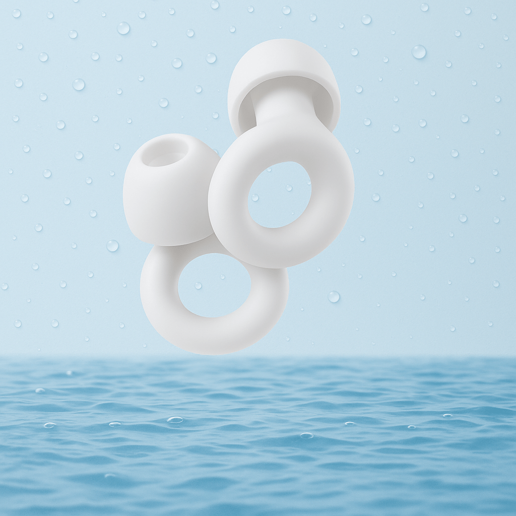 Silikon - Ohrstöpsel mit Etui – Wasserdich - Earplugs Prime