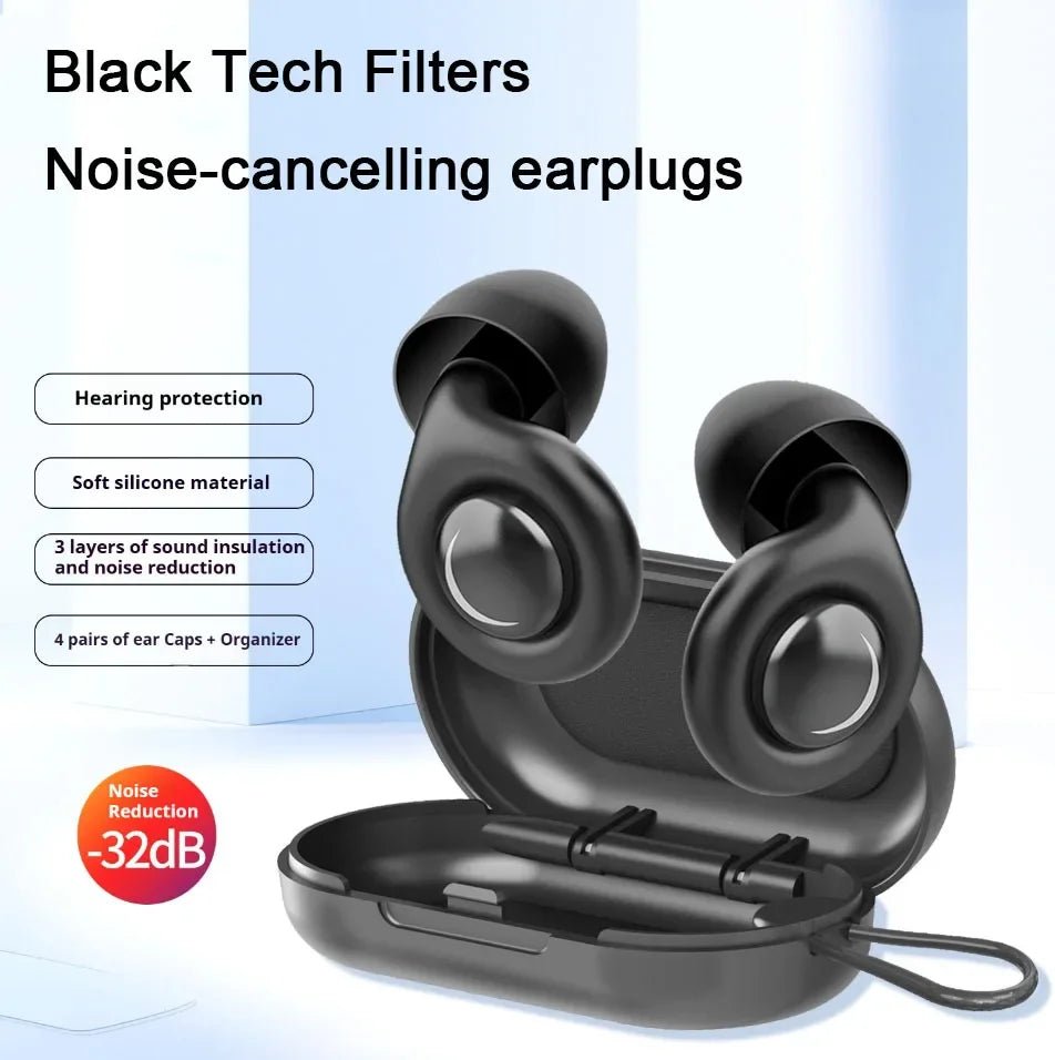 Silikon - Ohrstöpsel – wiederverwendbarer Gehörschutz mit Geräuschunterdrückung für Schlaf, Konzerte und Reisen – Anti - Lärm - Ohrstöpsel - Earplugs Prime