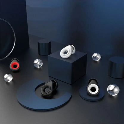 Silikon Ohrstöpsel zur Geräuschreduzierung – Bequemer Schlaf & Schutz in jeder Umgebung - Earplugs Pro