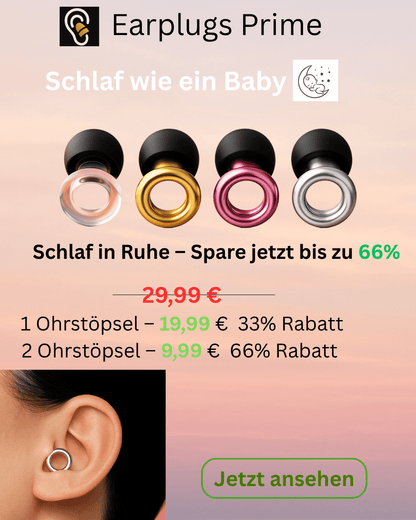 Tief Schlaf Ohrstöpsel - Earplugs Prime