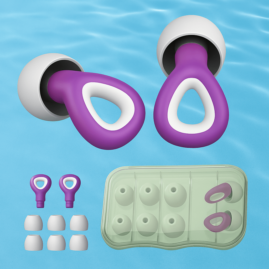 Wasserdichte Ohrstöpsel zum Schwimmen – Tropfenform - Earplugs Pro