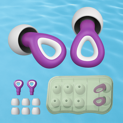 Wasserdichte Ohrstöpsel zum Schwimmen – Tropfenform - Earplugs Pro