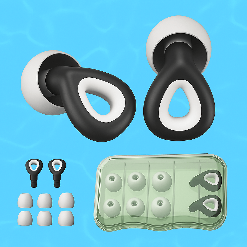 Wasserdichte Ohrstöpsel zum Schwimmen – Tropfenform - Earplugs Pro