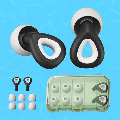 Wasserdichte Ohrstöpsel zum Schwimmen – Tropfenform - Earplugs Pro