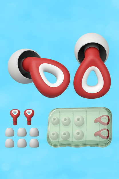 Wasserdichte Ohrstöpsel zum Schwimmen – Tropfenform - Earplugs Pro