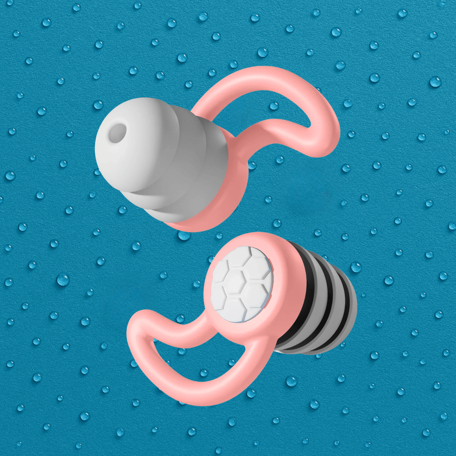 Wasserdichte Schwimm - Ohrstöpsel mit Etui - Earplugs Prime