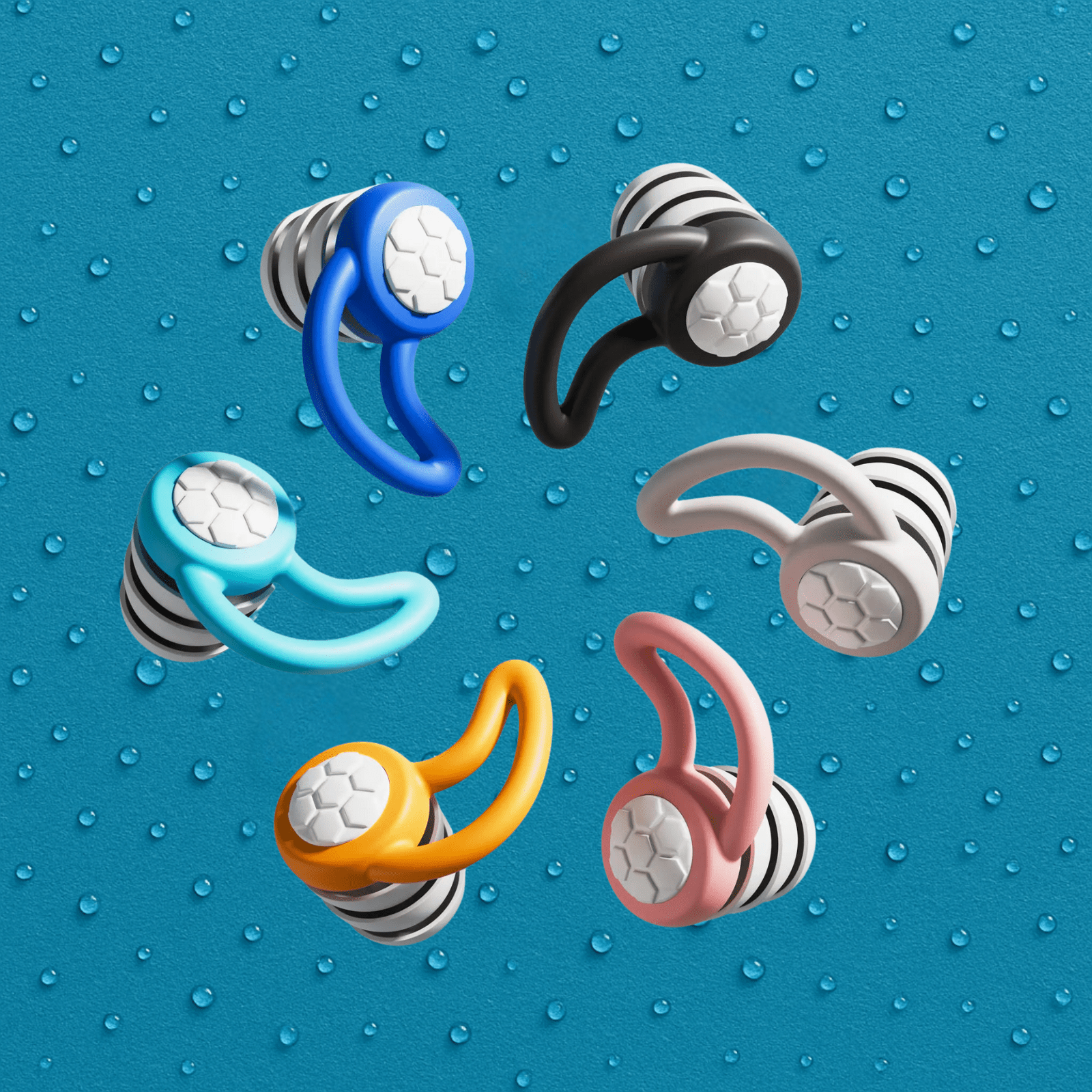 Wasserdichte Schwimm - Ohrstöpsel mit Etui - Earplugs Prime