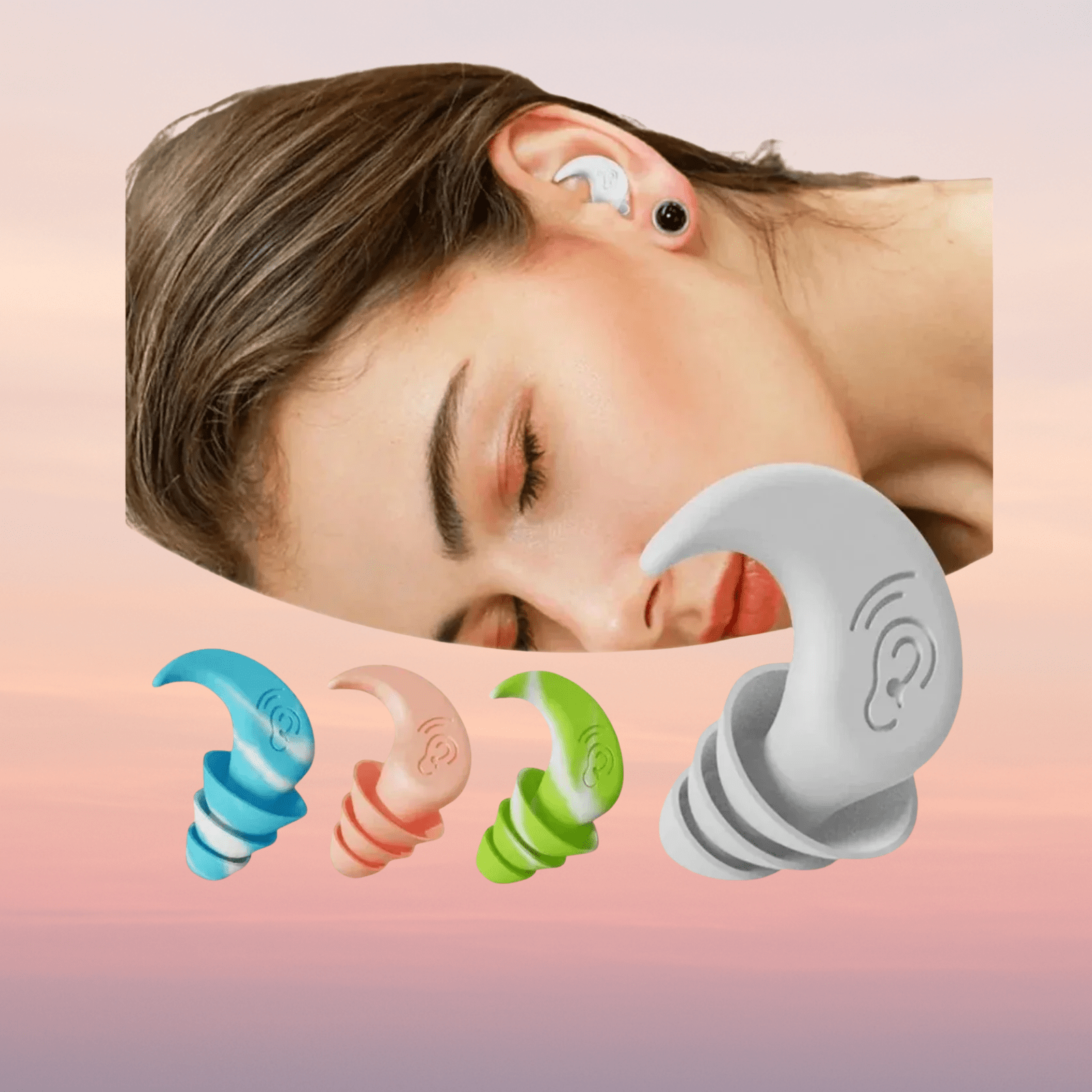 Weiche Silikon - Stöpsel – Für Schlaf - Earplugs Prime