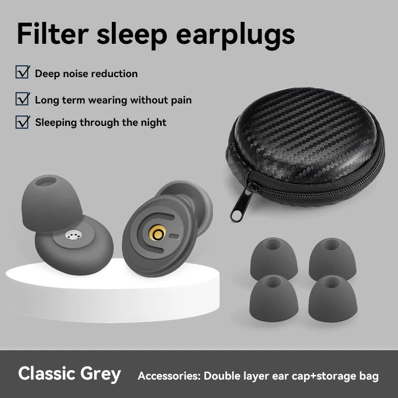 Weiche, superfilterende Ohrstöpsel, Gehörschutz, Geräuschreduzierung, wiederverwendbare Anti - Lärm - Ohrstöpsel für Konzerte, Reisen, Arbeit, Schlafen - Earplugs Prime