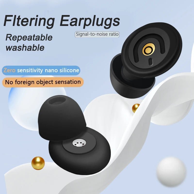 Weiche, superfilterende Ohrstöpsel, Gehörschutz, Geräuschreduzierung, wiederverwendbare Anti - Lärm - Ohrstöpsel für Konzerte, Reisen, Arbeit, Schlafen - Earplugs Prime